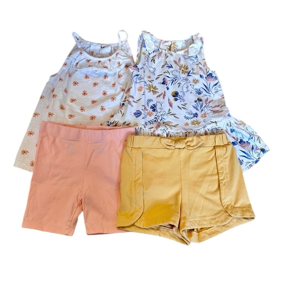 Set of 2 Mix-N-Match Cynthia Rowley Floral Polka Dot Outfit Sets